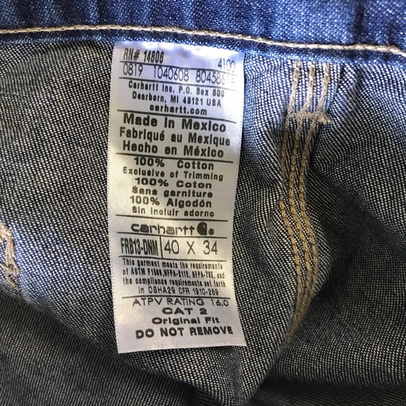 Men’s Carhartt Flame Resistant Cargo Pants - Picture 6 of 11